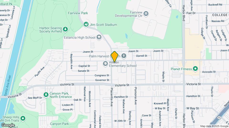 2236 Placentia Ave Map and Location Details