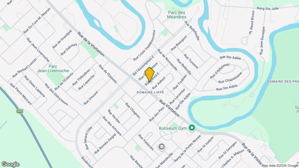 23 David Rue E Map and Location Details