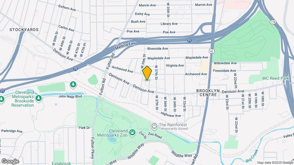 3794 W 38th St Map and Location Details