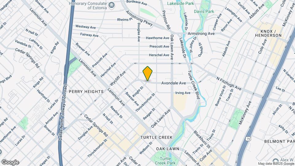 4126 Avondale Ave Map and Location Details