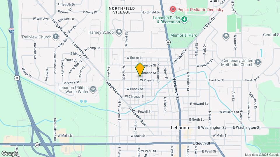 724 W Royal St Mapa y Detalles de la Ubicación