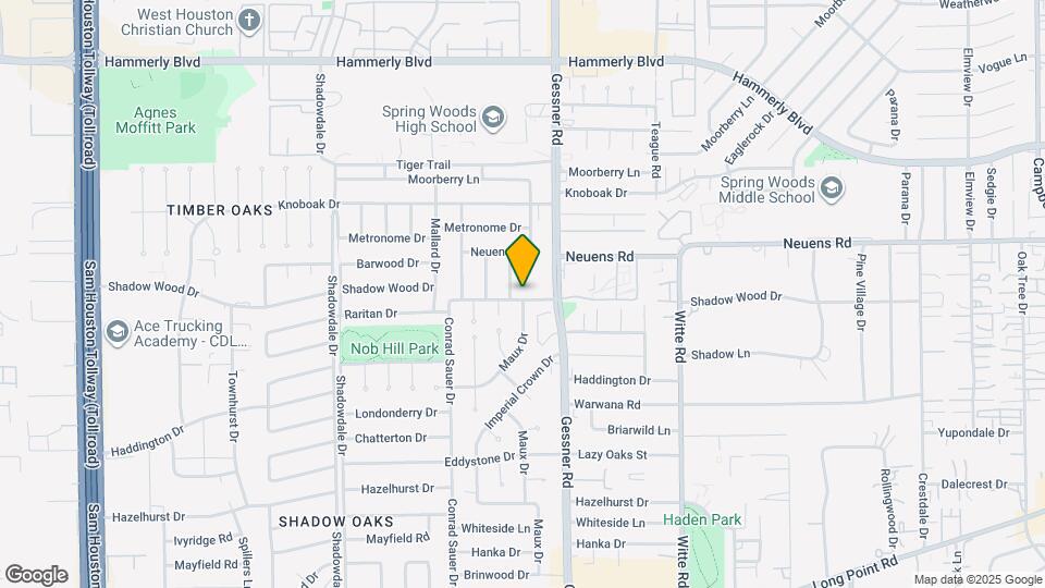 10122 Shadow Wood Dr Map and Location Details