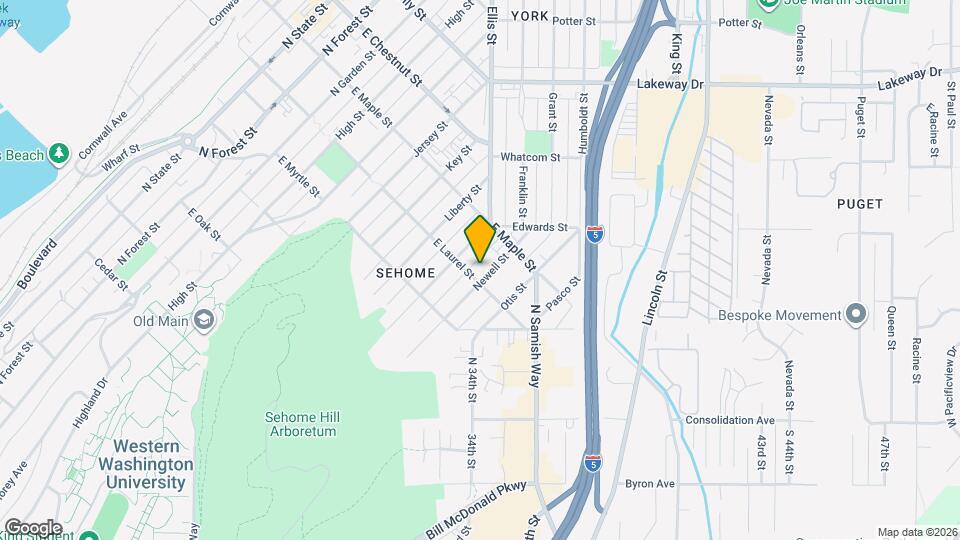 1005 Newell St Map and Location Details