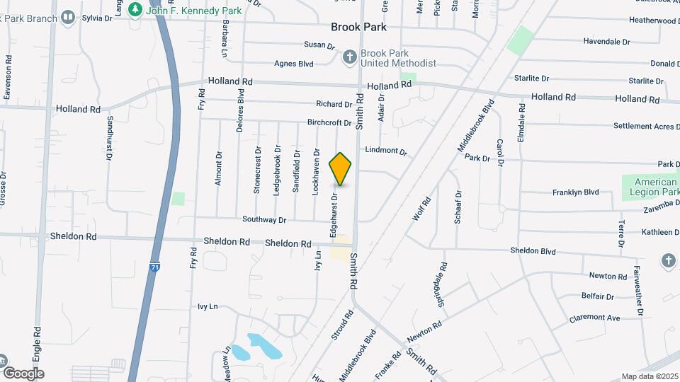 6459 Edgehurst Dr Map and Location Details