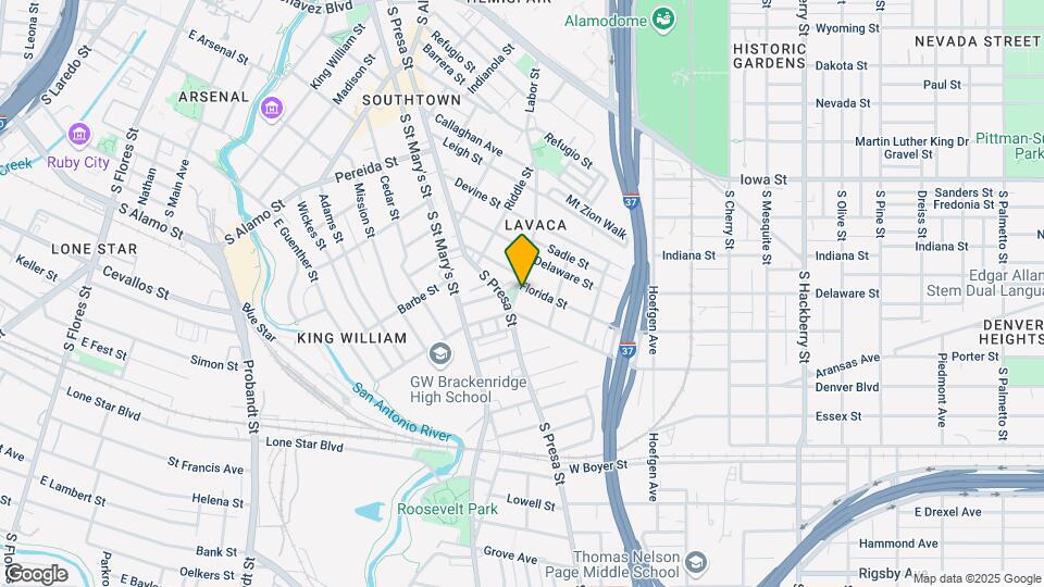 204 Florida St Map and Location Details