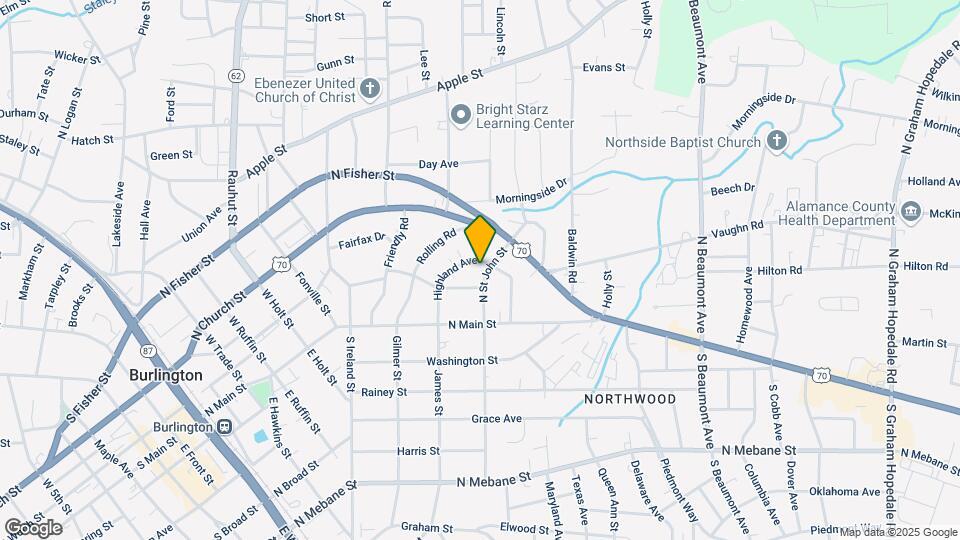 237 Highland Ave Map and Location Details