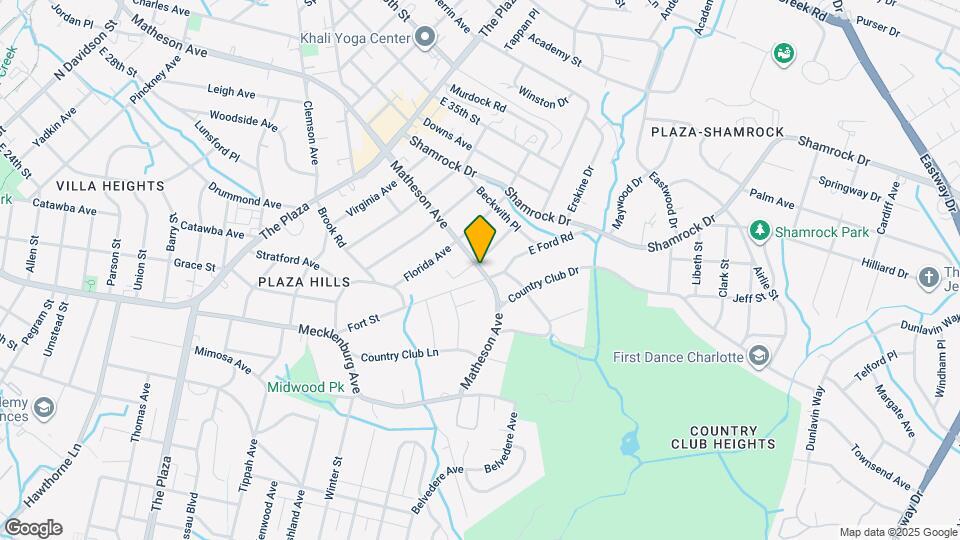 1734 Matheson Ave Map and Location Details