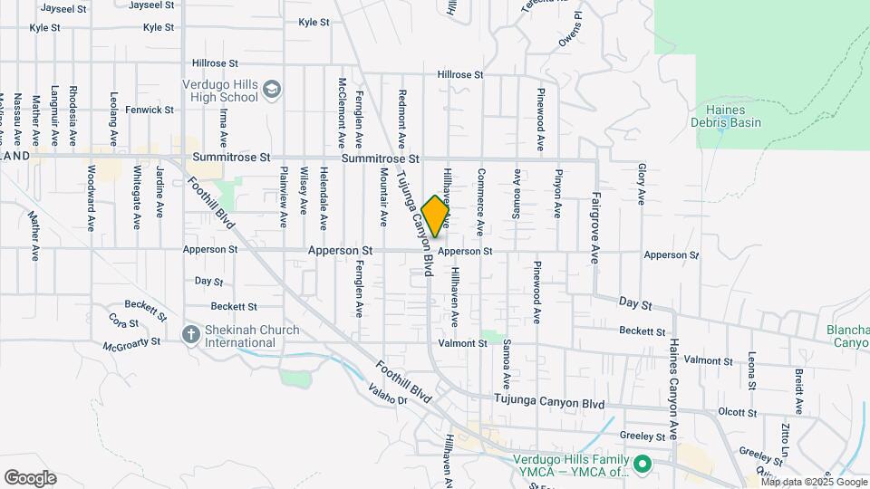 10304 Tujunga Canyon Blvd Map and Location Details