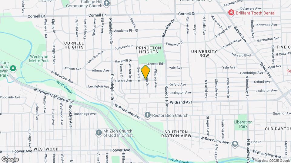 1143 Vernon Dr Map and Location Details