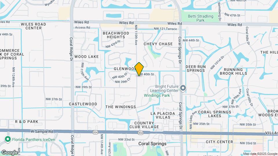 3961 NW 110th Ave Map and Location Details