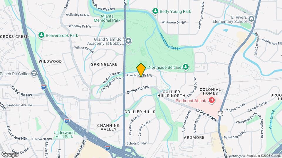 2086 Evergreen Ln NW Map and Location Details