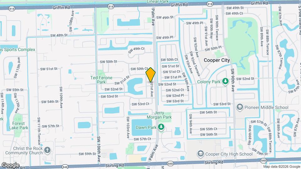 5151 SW 101st Ave Map and Location Details