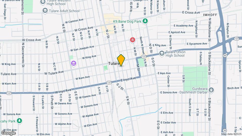 151 S K St Map and Location Details