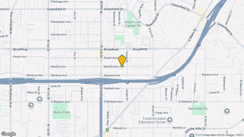 1371 Marline Ave Map and Location Details