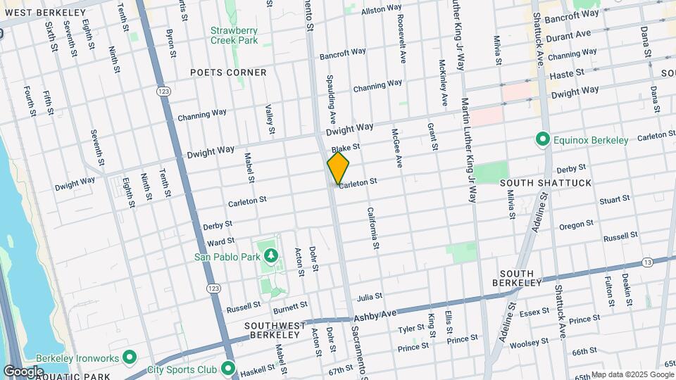 1504 Carleton St Map and Location Details