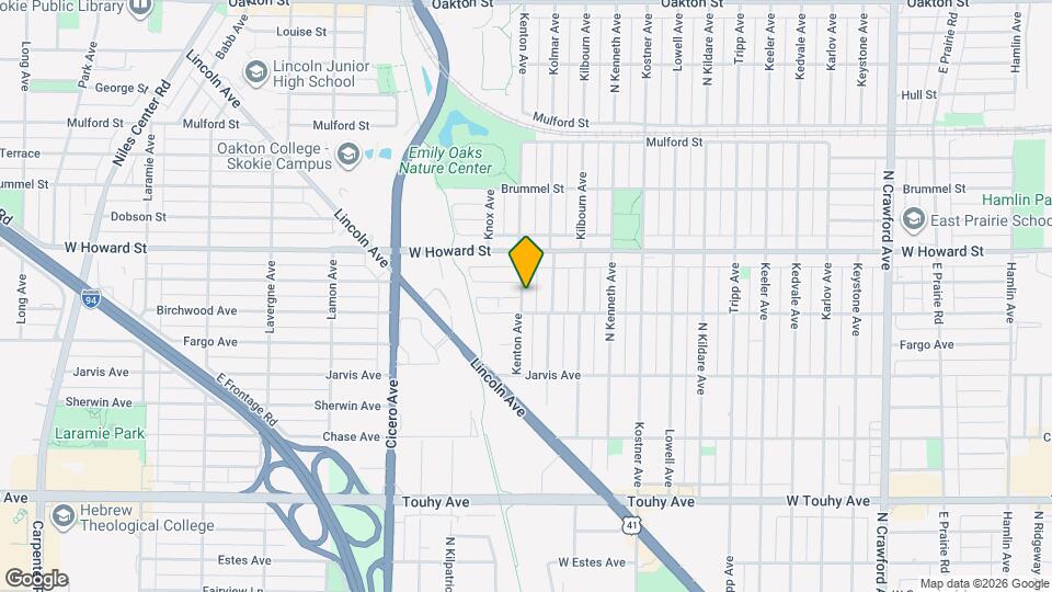 7513 Kenton Ave Map and Location Details