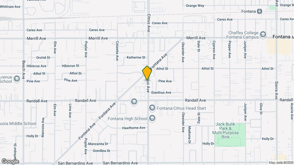 9192 Citrus Ave Mapa y Detalles de la Ubicación
