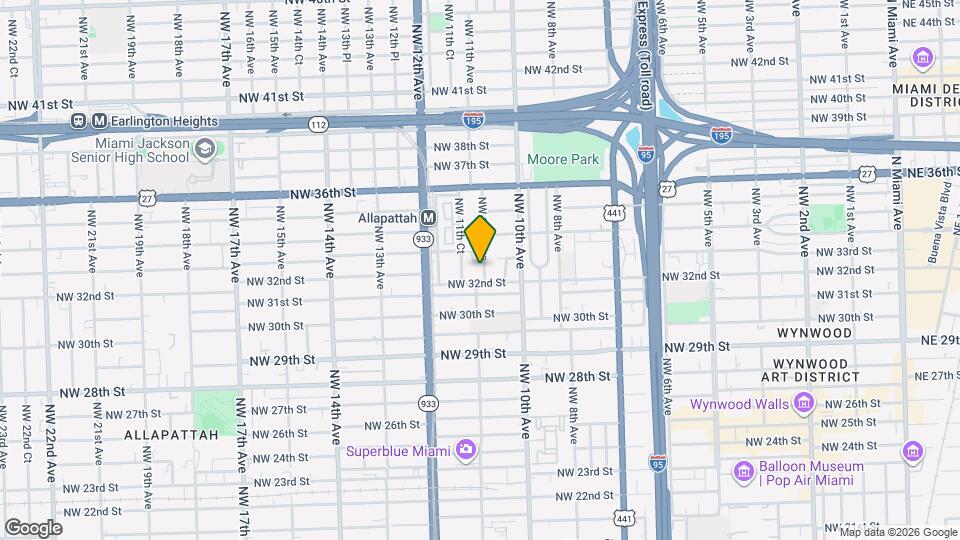 3228 NW 11th Ave Map and Location Details