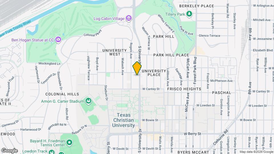 2612 S University Dr Map and Location Details