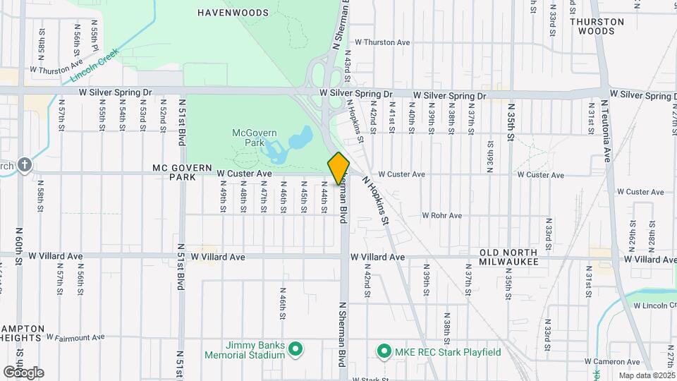 5347 N Sherman Blvd-Unit -5347 N Sherman Blvd (Upper Unit) Map and Location Details