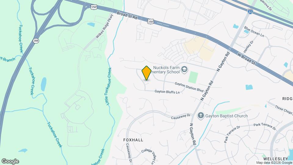 3408 Gayton Meadows Terrace Map and Location Details