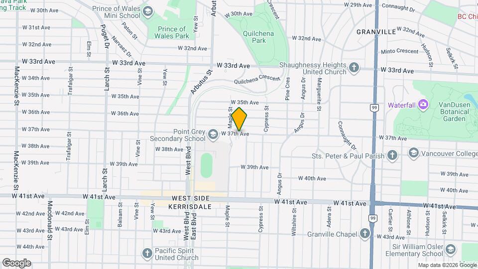 40xx W 37th Ave Map and Location Details