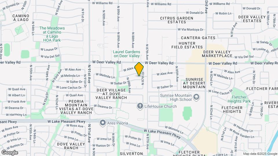 8748 W Salter Dr Map and Location Details