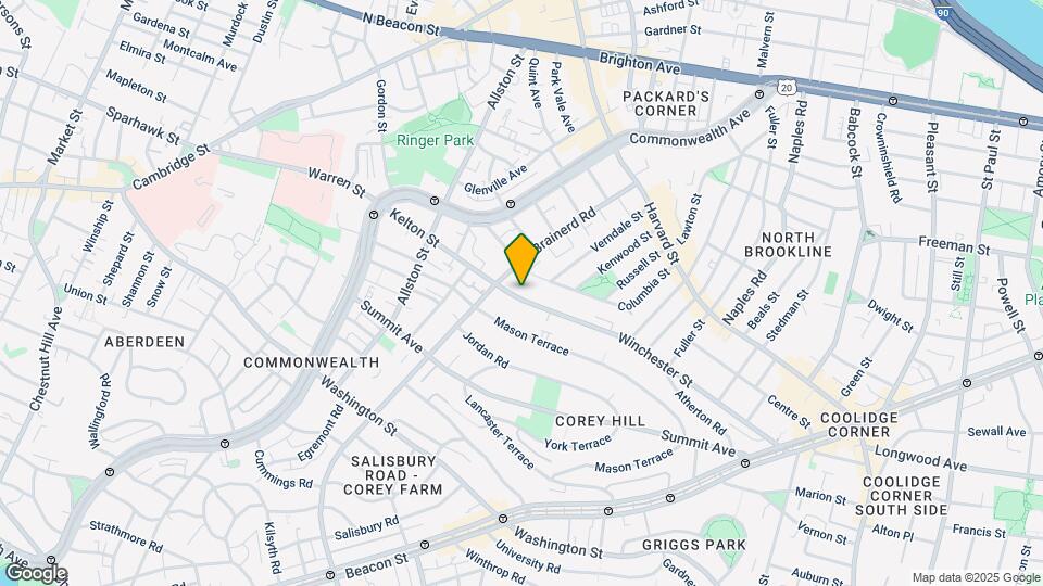 255 Winchester St, Unit 7 Map and Location Details
