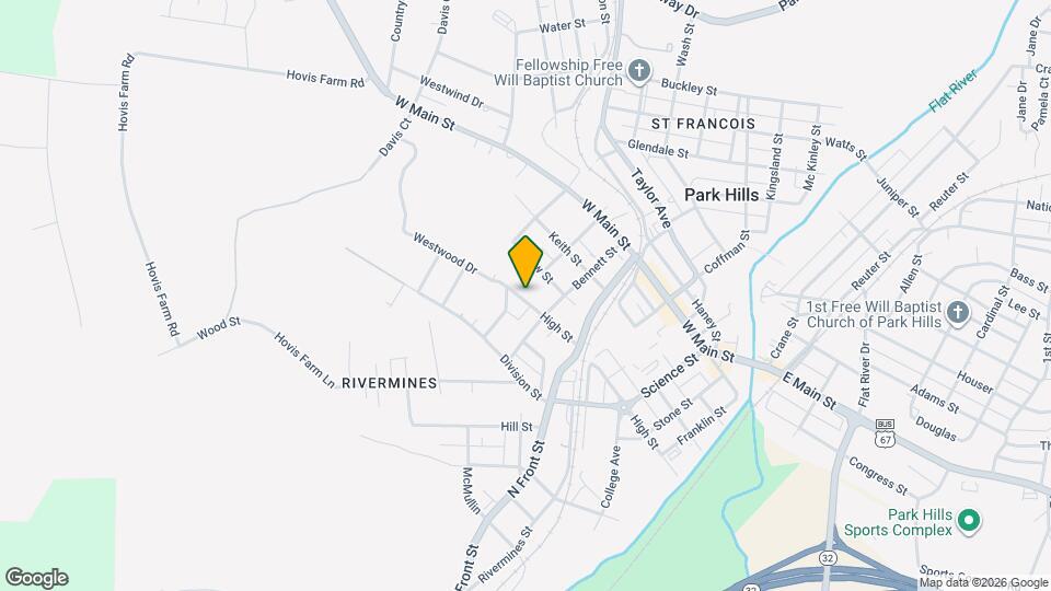 406 High St Map and Location Details