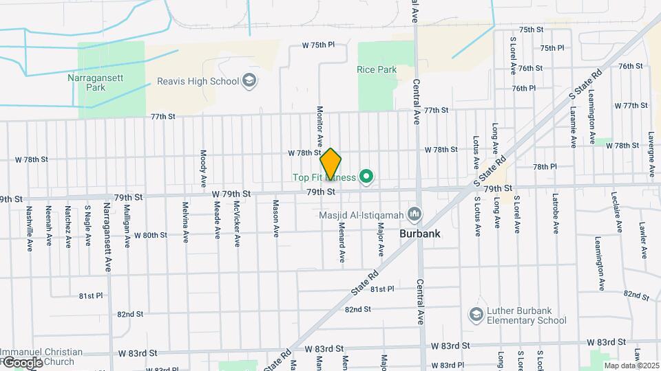 5822 W 79th St Map and Location Details