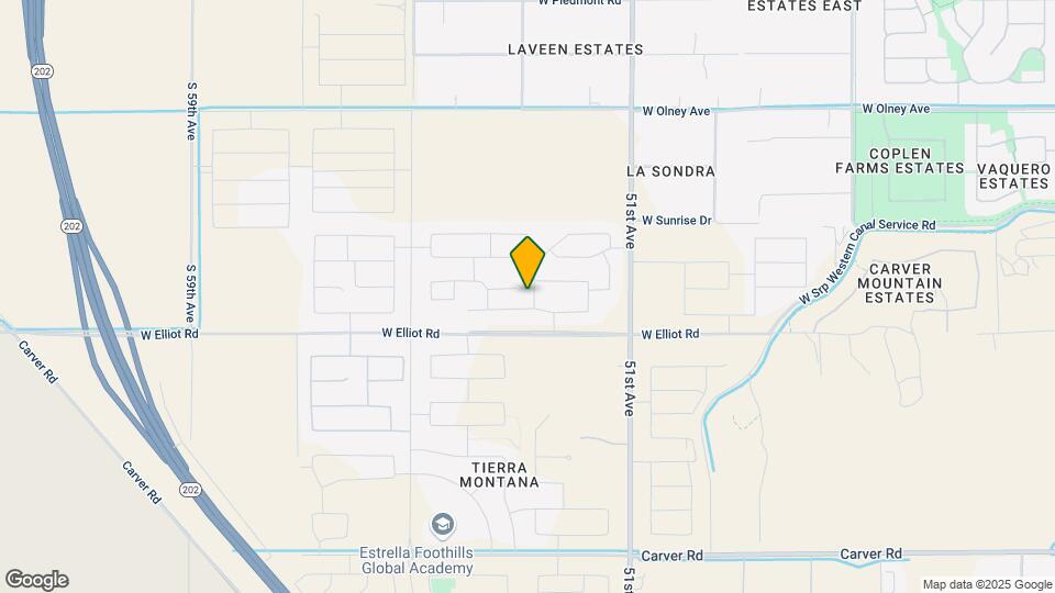 10618 S 52nd Ln Map and Location Details