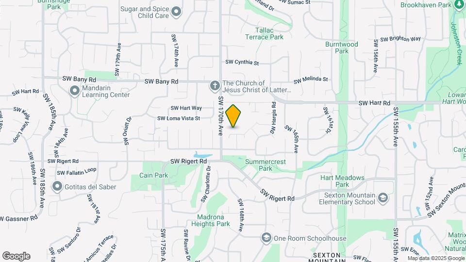 16827 SW Shelby Ct Map and Location Details