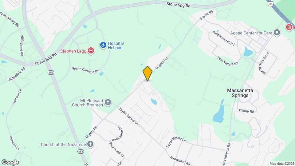 2859 Congers Creek Rd Map and Location Details