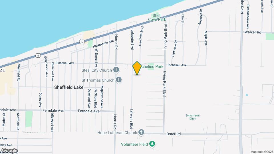 642 Treadway Blvd Map and Location Details
