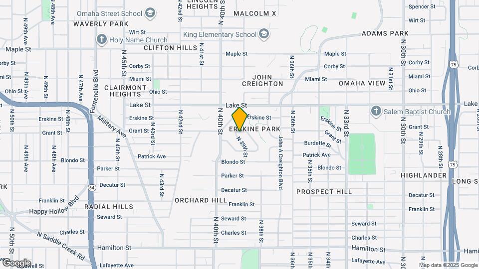 2233 N 39th St Map and Location Details
