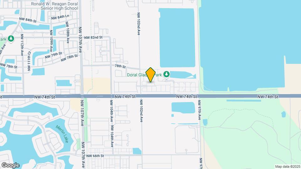 10061 NW 75th St Map and Location Details