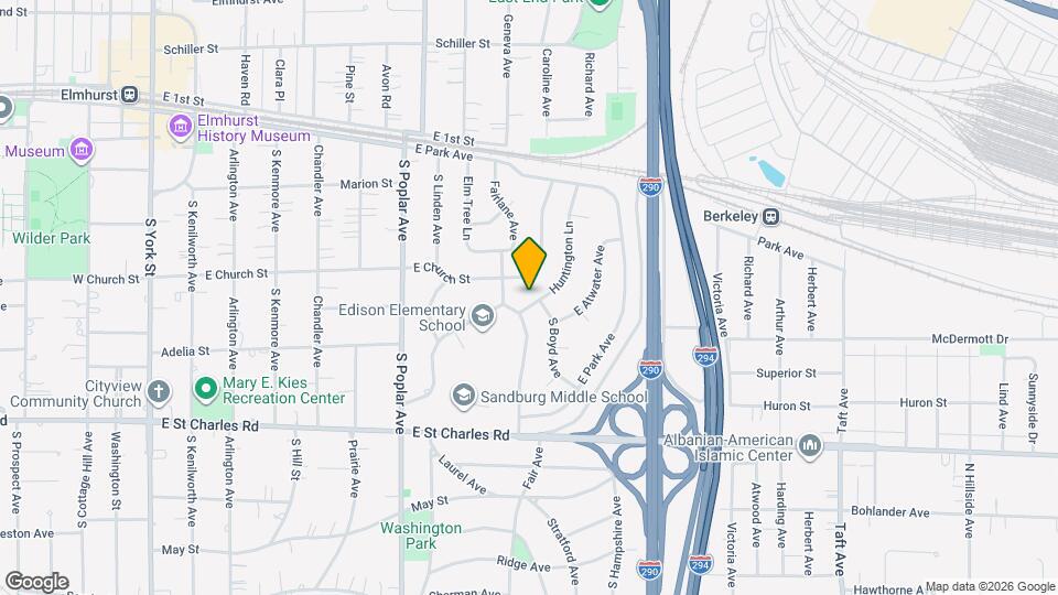 393 Huntington Ln Map and Location Details