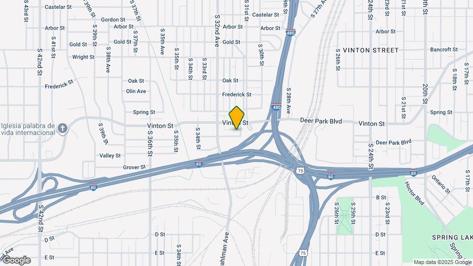 3104 Hascall St, Unit 2br Map and Location Details