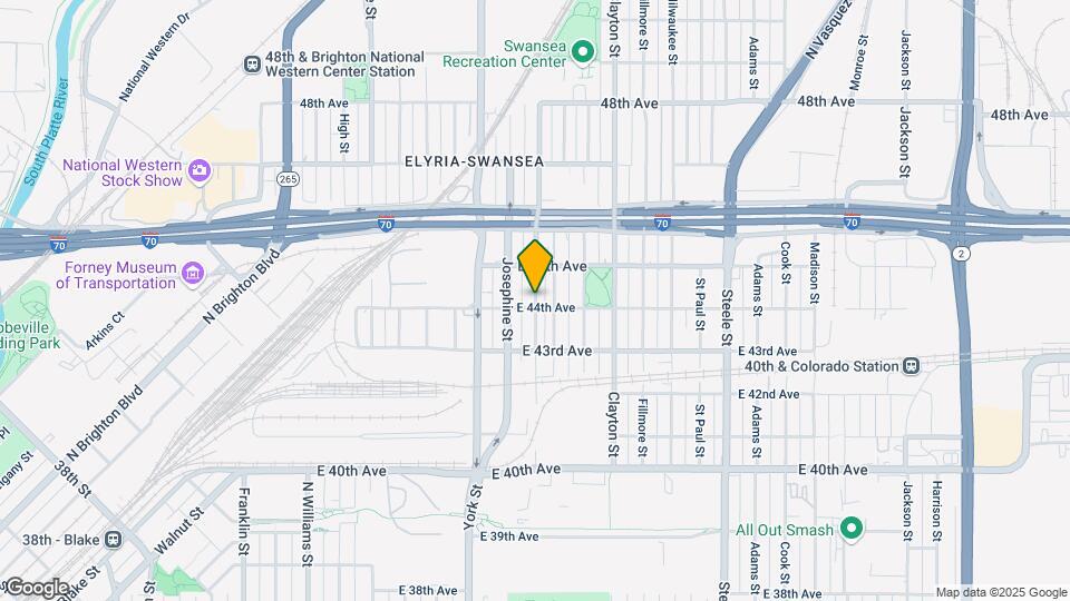 4416 Columbine St Map and Location Details