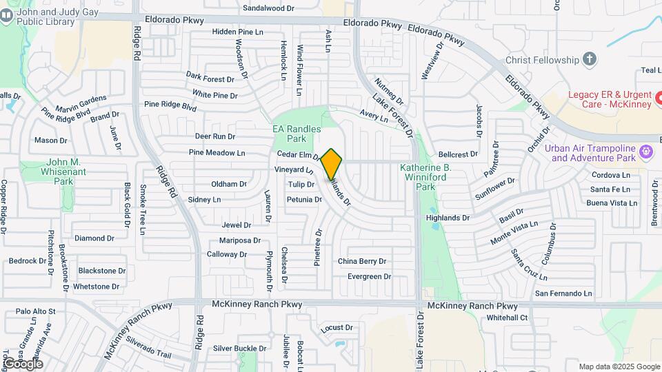 5409 Highlands Dr Map and Location Details