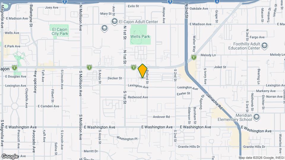 1113 Decker St Map and Location Details