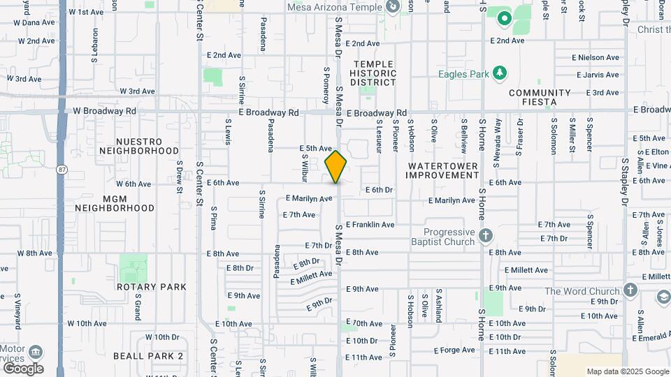 365 E 6th Ave Map and Location Details