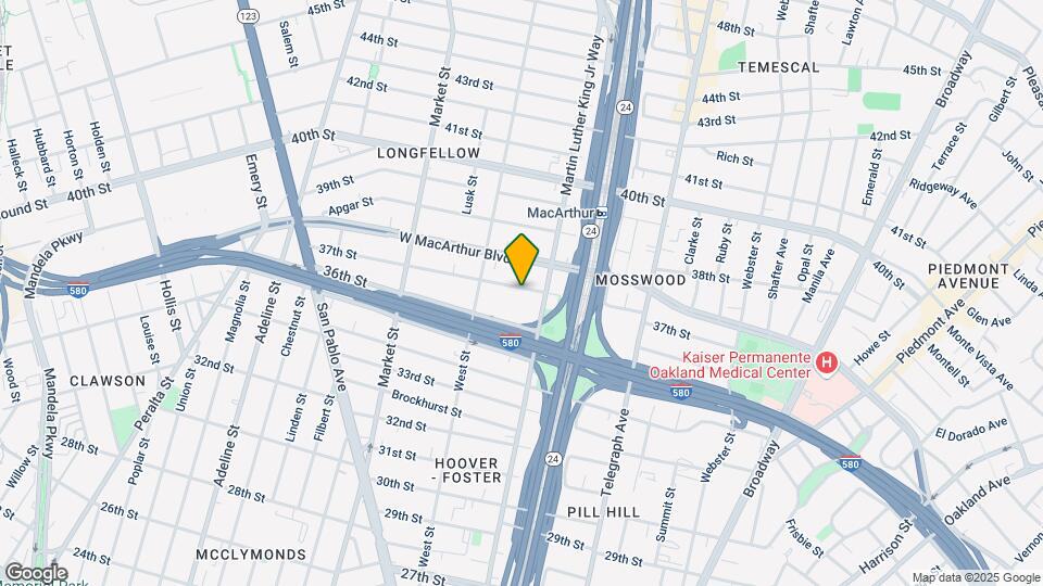 685 37th St Map and Location Details