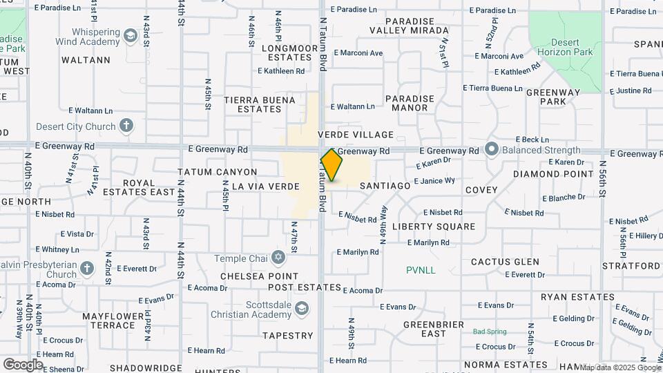 4810 E Blanche Dr Map and Location Details