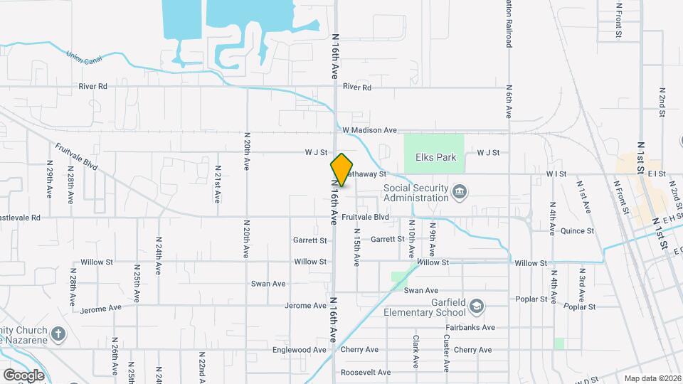 913 N 16th Ave Map and Location Details