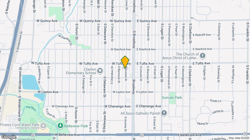 4639-4641 S Acoma St Map and Location Details