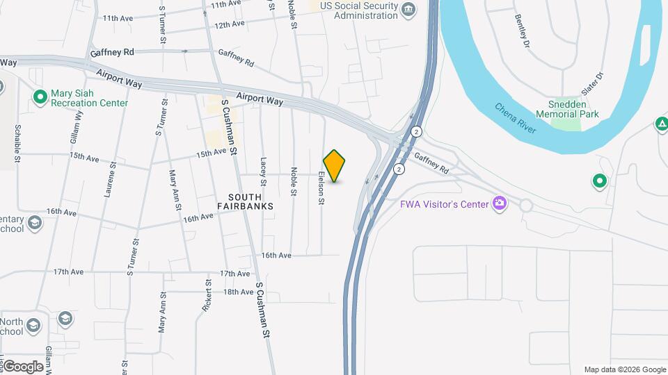 1517 Eielson St Map and Location Details