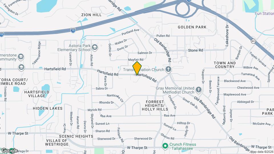 1811-A Hartsfield Rd Map and Location Details