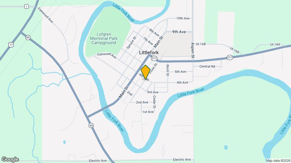 Koochiching Cty Apts - Littlefork Mapa y Detalles de la Ubicación