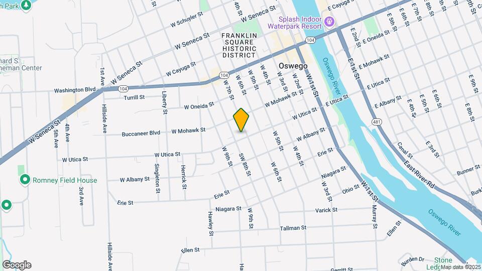 93 W Utica St Mapa y Detalles de la Ubicación
